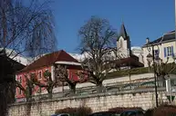 Gex - church and Mont Rond - © Henk Monster - 2016-01-23 Gex - church and Mont Rond - © Henk Monster - 2016-01-23