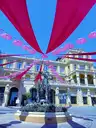Grasse - Palais-des-Congres-decorations-Expo Rose - © Rundvald - 2024-05-09