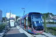 Aubagne - Alstom Citadis Compact LIGNES DE L'AGGLO Le Charrel - © Florian Fèvre - 2015-01-22