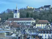 Besançon - le centre-ville, la cathédrale Saint-Jean et la citadelle vus depuis la Palais Granvelle - © Wikipedro - 2026-02-28