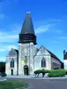 Estrées-Saint-Denis - , église Saint-Denis, vue depuis l'ouest - © Pierre Poschadel - 2016-09-03