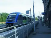 Estrées-Saint-Denis - Autorail 73500 Compiègne-Amiens en gare - © Ventadour87 - 2015-08-01