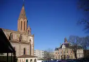 Carmaux - Mairie et église - © Philichel - 2010